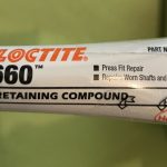 Loctite 660  Retaining Compound Surface Repair  50ml